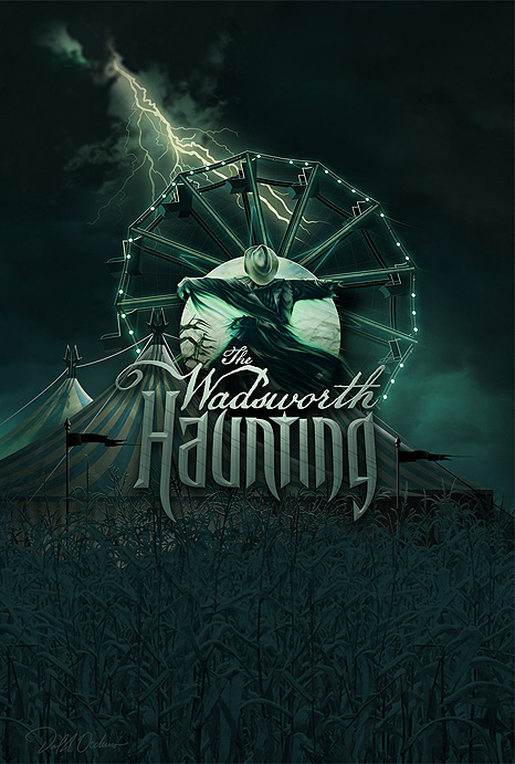 Wadsworth Haunting promotional poster by David Occhino Design