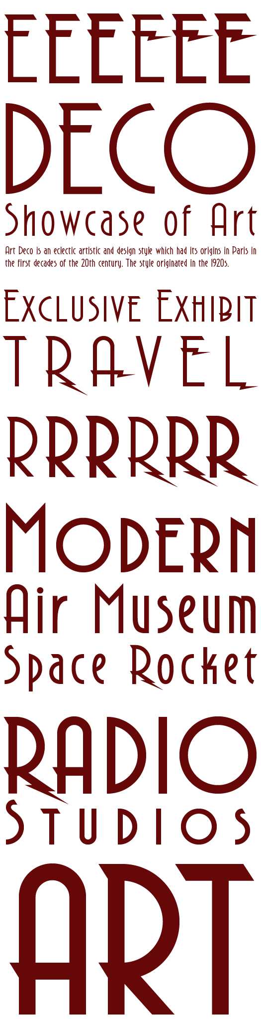 Aeronaut - Rocketeer Font - Sample