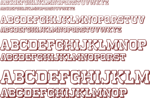 Big Thunder Bevel Small Caps