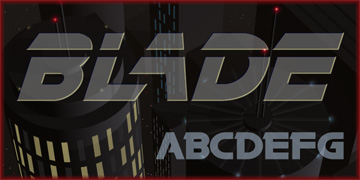 Blade Runner Font