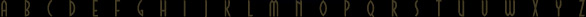 Art deco font - Cinema font