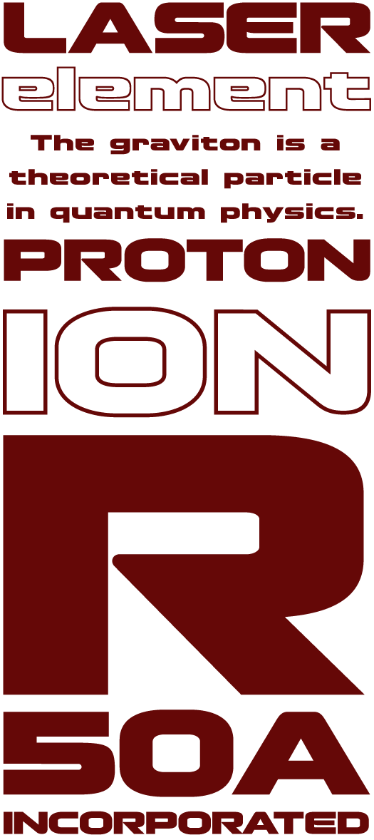 Graviton font by David Occhino Design