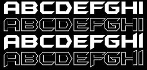Knight Batman Font Sample