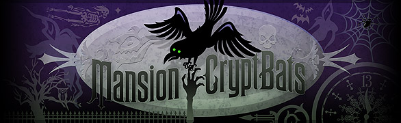 Free Halloween font - Mansion CryptBats