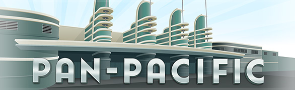 Art Deco font - Art Deco fonts from David Occhino Design - Pan Pacific
