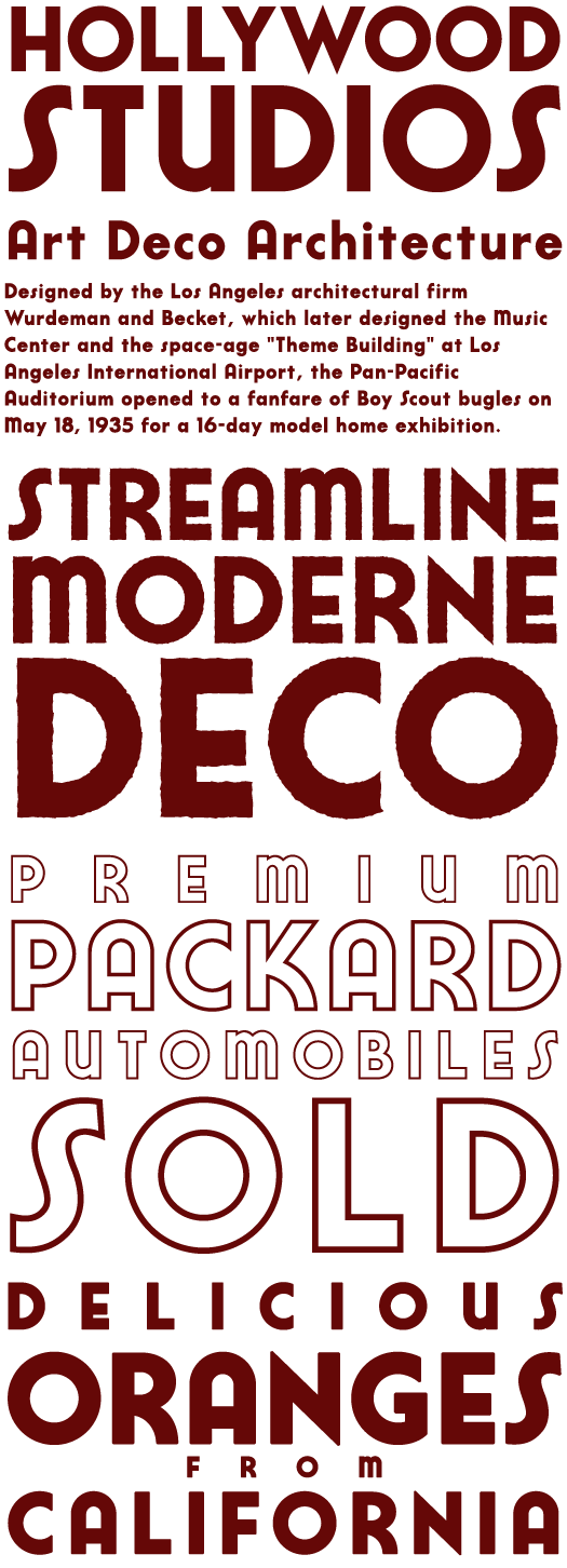 Art Deco Fonts