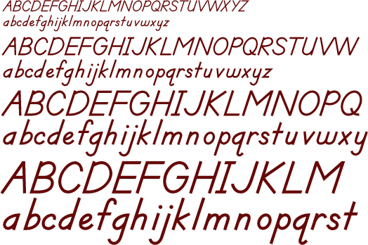 School™ Manuscript LOE Bold