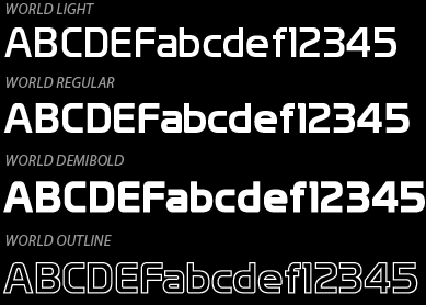 World Font Sample