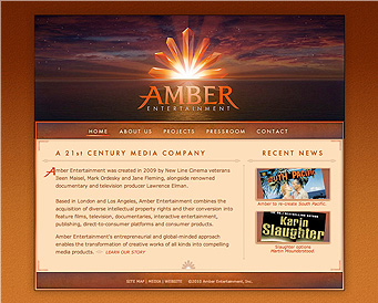 Amber Entertainment, Inc. website