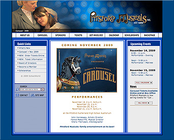 Pittsford Musicals, Inc. website