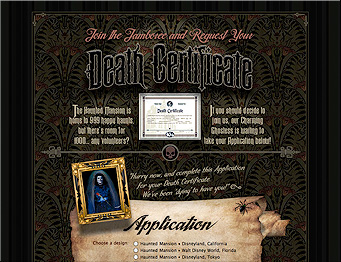 Your Death Certificate website