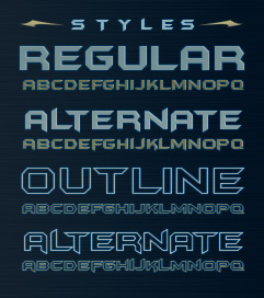 Batman font - Knight font - from the David Occhino Typeface Collection