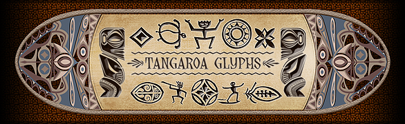 Free tiki font - Tangaroa Glyphs